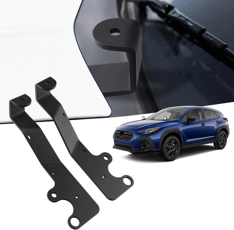 TECHPICCO Ditch Light Bracket Compatible with Subaru Crosstrek/Crosstrek Wilderness 2024 2025|LED Light Mount Brackets Compatible with Subaru Crosstrek/Crosstrek Wilderness Accessories 2024+ - Image 1